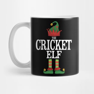 Cricket Elf Matching Family Group Christmas Party Pajamas Mug